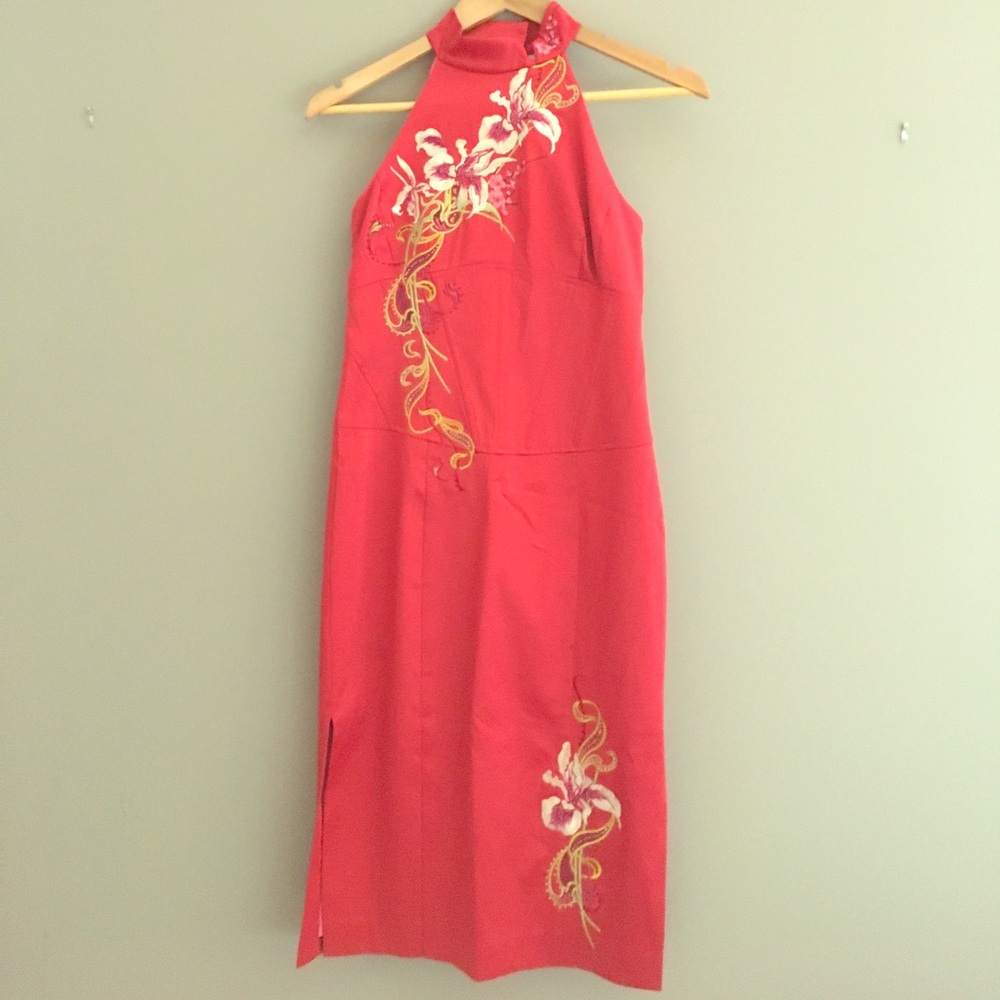 Karen Millen dress with embroidery and back detail